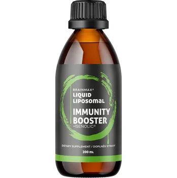 BrainMax Lipozomální komplex pro podporu imunity, ISENOLIC®, 200 ml BrainMax Liquid Liposomal Immunity Booster, doplněk stravy