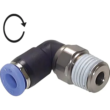 Příslušenství k čerpadlu Pneumatics & Hydraulics L-spojka rotační 8 - R1/8"