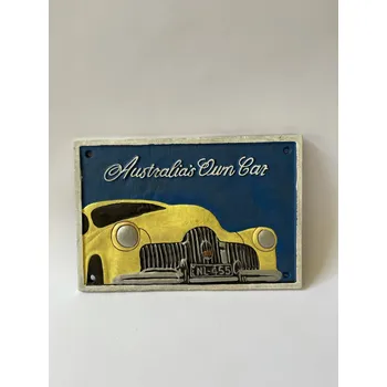 Domovní cedule AUSTRALIAS OWN CAR - LITINOVÁ CEDULKA