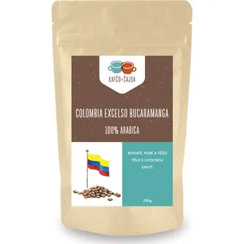 Káva Colombia Excelso Bucaramanga - káva - dárkové balení Velikost balení: 250 g, Způsob mletí: Turek (jemná)
