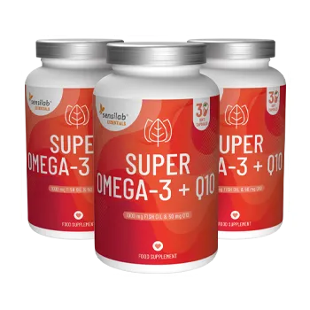 Zdraví Essentials Super Omega-3 + Q10 vysoká dávka – 90 kapslí