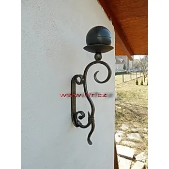 Svícen Kovaný svícen na zeď Gabriel