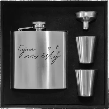 Placatka Placatka v krabičce Tým nevěsty - tenký nápis