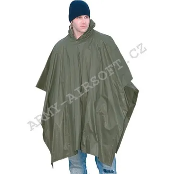 Sportovní střelba MIL-TEC Pončo VINYL 1,5mm ZELENÉ Maskáče