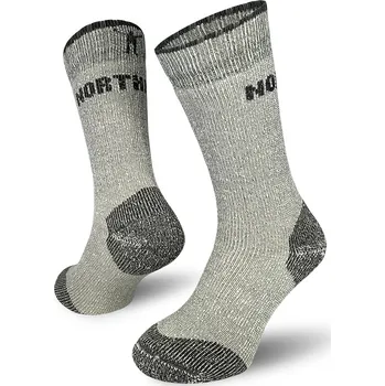 Pánské ponožky Northman Arctic Track Merino světle šedé