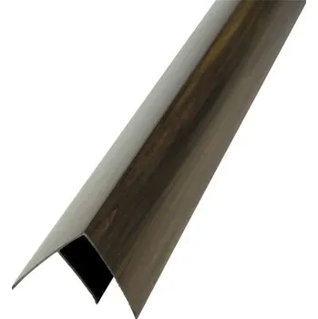 Obklad Profil pro plastové palubky hřebenový 3000 x 32 x 26 mm tmavé dřevo