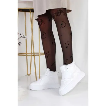 Dámská zimní obuv DoAndBe Zateplené bílé tenisky J635-2WH Velikost: 38