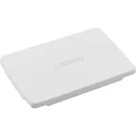 Sapho GODIVA kryt odpadu, litý mramor, 11x7cm, bílá