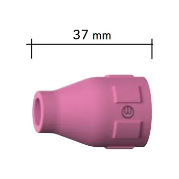 Příslušenství ke svářečce BINZEL Spotřební díly k hořákům ABITIG GRIP 200/450W/450W SC díl standard: hubice standard 37mm, -průměr: 15 mm