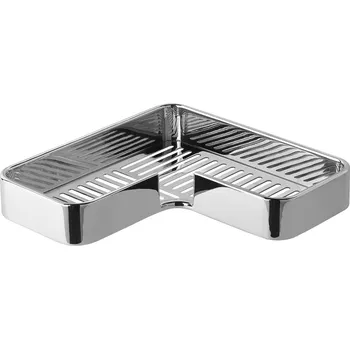 Drátěná police Gedy IL GIGLIO rohová police do sprchy, 255x42x255mm, chrom