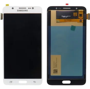 Náhradní díl pro mobilní telefon Samsung Galaxy J7 2016 (SM-J710F) Displej TFT Bílý + Dotek