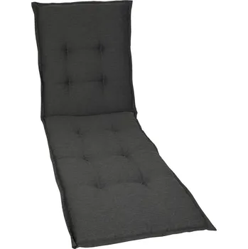 Podsedák GO-DE Textil Sada zahradních podsedáků Uni (podsedák na lehátko, antracitová)