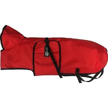 Obleček pro psa Zimní vesta JEDNOBAREVNÁ červená varianta 40 cm