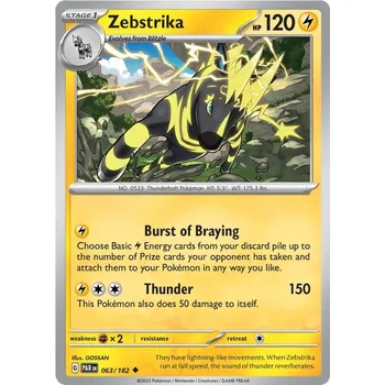 Karetní hra Zebstrika 063/182 - Paradox Rift Typ karty: Reverse Holo