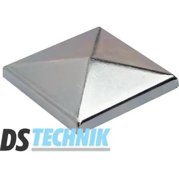 Příslušenství pro plot IBFM Víko 398ZIN - zinkované, kovové čtvercové víko pro zakrytování kovového čtvercového sloupku - jeklu, 9 velikostí Velikost: 20