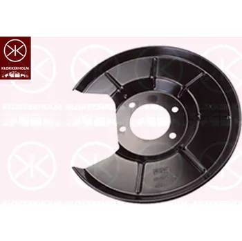 Brzdový kotouč Ochranný plech proti rozstřikování, brzdový kotouč KLOKKERHOLM 9022878