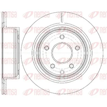 Brzdový kotouč Brzdový kotouč REMSA 6998.10
