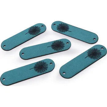 Nášivka Nášivka / štítek z eko kůže - pampeliška