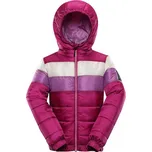 Dětská hi-therm bunda ALPINE PRO KISHO, fuchsia red - 92-98