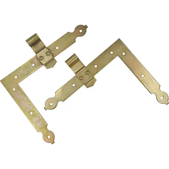 pant SATOS Závěs ozdobný rohový žlutý zinek (sada 2ks) 12240/T