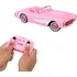 RC model auta Hot Wheels RC Barbie Corvette růžové/bílé