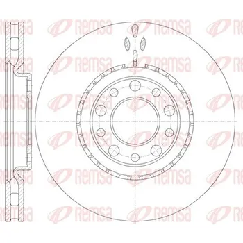 Brzdový kotouč Brzdový kotouč REMSA 6964.10