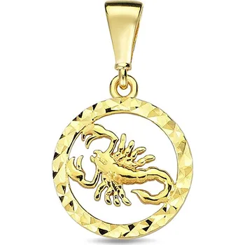 Přívěsek Lillian Vassago LLV98-GP046-Štír Zlatý přívěsek znamení Štír