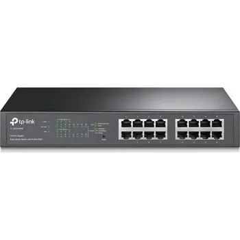 Switch TP-Link Easy Smart switch TL-SG1016PE (16xGbE,8xPoE+,150W,fanless)