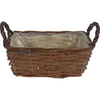 Obal na květináč Obal s plastem hnědý P2037/M