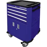 KRAFTWERKTOOLS BEST OF KW: Dílenský vozík P206 4 zásuvky a dvířka (modrý)