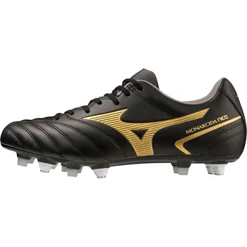 Kopačky Pánská fotbalová obuv Mizuno Monarcida NeoII SelMIX / Black/Gold Velikost: 40.0/6.5