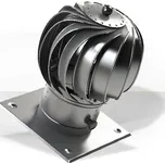 airRoxy Skagi 150 komínová rotační ventilační hlavice s podstavcem, hliník