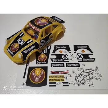 Příslušenství k autodráze Samolepky na ites / gonio autíčko Porsche 911