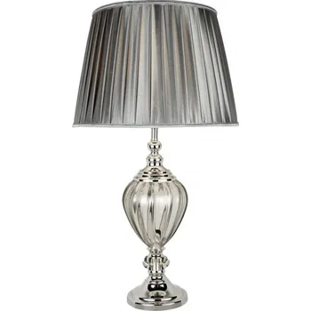 Lampička Searchlight EU3721CL Velká stylová stolní lampa GREYSON šedá