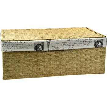 Úložný box Vingo Úložný box s víkem s látkou PARIS Rozměry (cm): 30x21, v. 11