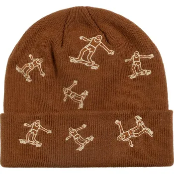 Čepice thrasher Kulich gonz pattern beanie brown