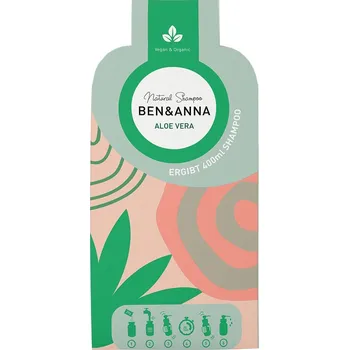 Šampon Ben & Anna Šampon v prášku Aloe vera - pro citlivou pokožku hlavy, 2×20 g