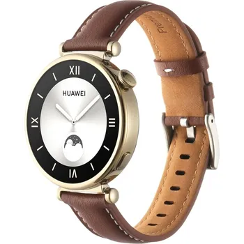 Ostatní příslušenství k chytrým hodinkám VSECHNONAMOBIL 67794 LEATHER Kožený řemínek pro Huawei Watch GT 4 41mm tmavě hnědý