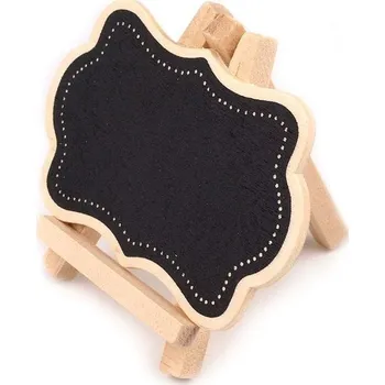 Dekorace tabulka se stojánkem - 2 přírodní sv.