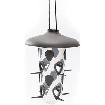 Krmítko pro ptáka krmítko ROBIN s eurozávěsem, antracit