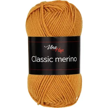 Vlna Hep Classic merino 61050 hořčicová