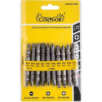 Bit Bity oboustranné 65 mm, bal 10 ks, Condor