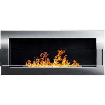 Biokrb Biokrb 900x400 inox stříbrný vč. skla