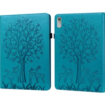 Pouzdro na tablet VSECHNONAMOBIL 67490 ART DEER Zaklápěcí pouzdro pro Lenovo Tab P11 Gen 2 modré