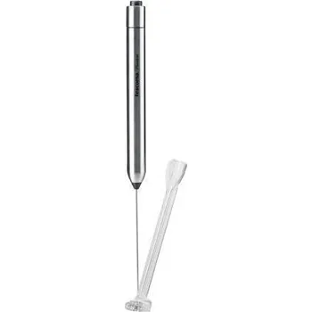 Příprava kávy Napěňovač mléka, bateriový, nerez, 23 cm