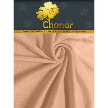Prostěradlo Top textil Prostěradlo Jersey Lux do postýlky 70x140 cm meruňková