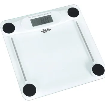 Osobní váha BISK Erga Basic, digitální osobní váha Montreal, transparentní, ERG-02519