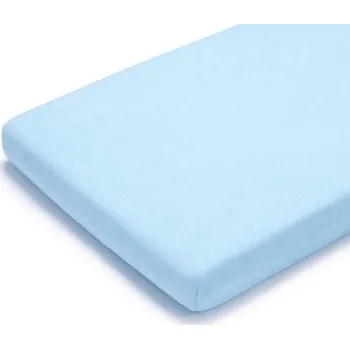 Prostěradlo Maceshka Nepropustné prostěradlo froté 140x70cm - modrá