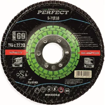 Brusný kotouč kotouč lamelový 115x22,23mm zr. 40 zirkonový STALCO