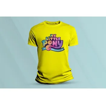 Chlapecké oblečení Dětské bavlněné tričko My little Pony 2. Žlutá velikost 104 (3-4 roky)
